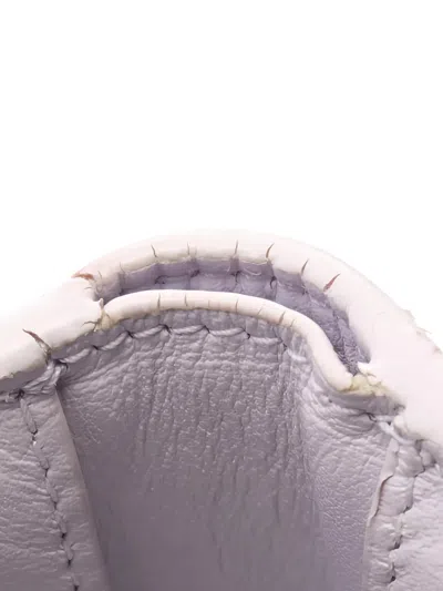 Pre-owned Bottega Veneta 2000s Cassette Intrecciato Flap Wallet In Purple