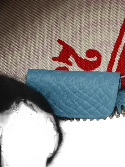 Pre-owned Hermes 2019 Mini Azap Epsom-leather Coin Purse In Blue