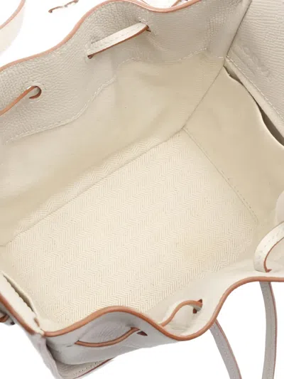 Pre-owned Loewe 2010s Mini Hammock Leather Tote Bag In Neutral