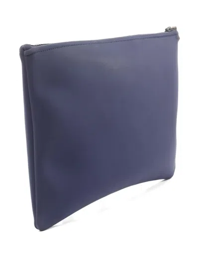 Pre-owned Hermes 2010s Gm Neovan Marine-blue Pouch