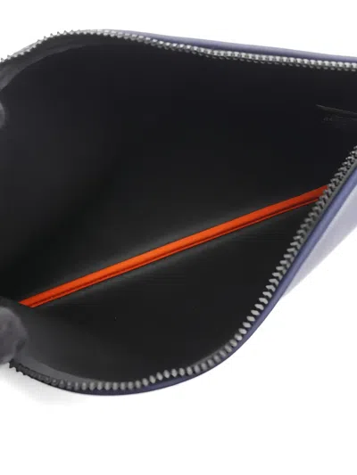 Pre-owned Hermes 2010s Gm Neovan Marine-blue Pouch