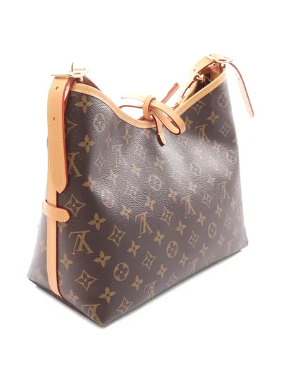 Pre-owned Louis Vuitton 2021 Pm Carryall Monogram Shoulder Bag In Brown