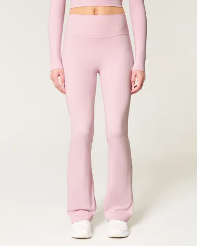 Gilly Hicks Active Recharge Wrap Waist Bootcut Leggings In Purple