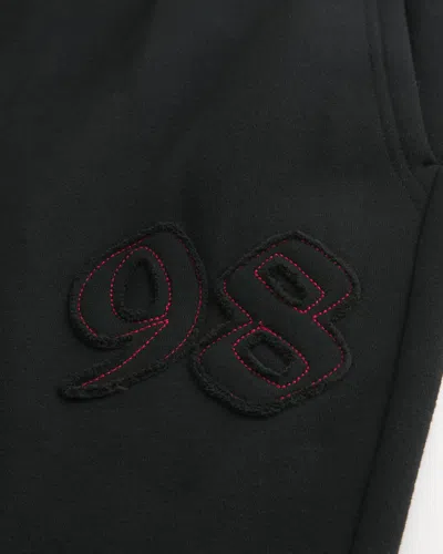 Hollister 98 Graphic Bootcut Sweatpants In Black