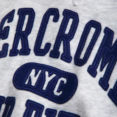 Abercrombie & Fitch Logo Popover Hoodie In Gray