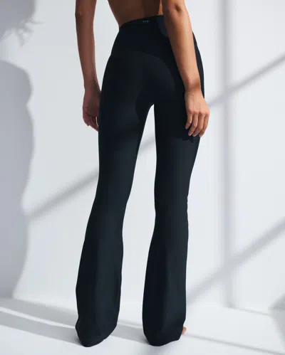 Abercrombie & Fitch Ypb Sculptlux Flare Legging In Animal Print