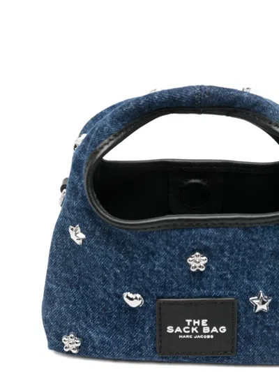 Marc Jacobs Embellished Mini Bag In Blue
