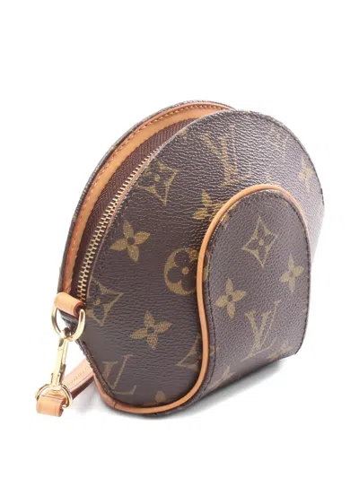 Pre-owned Louis Vuitton 2005 Mini Ellipse Clutch Bag In Brown