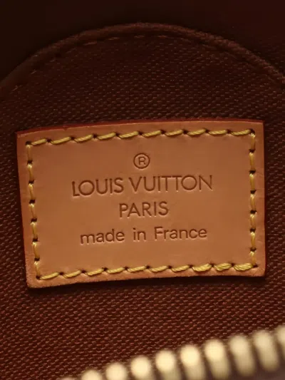 Pre-owned Louis Vuitton 2005 Mini Ellipse Clutch Bag In Brown