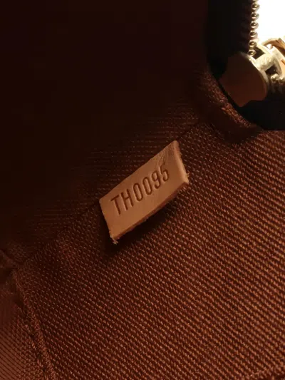 Pre-owned Louis Vuitton 2005 Mini Ellipse Clutch Bag In Brown