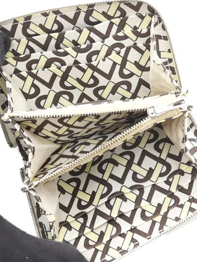 Pre-owned Hermes 2025 Azap Zipper Wallet In Neutral