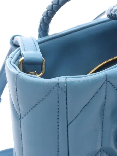 Pre-owned Miu Miu 2010s Trapuntat Handbag In Blue