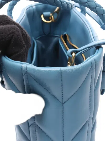 Pre-owned Miu Miu 2010s Trapuntat Handbag In Blue