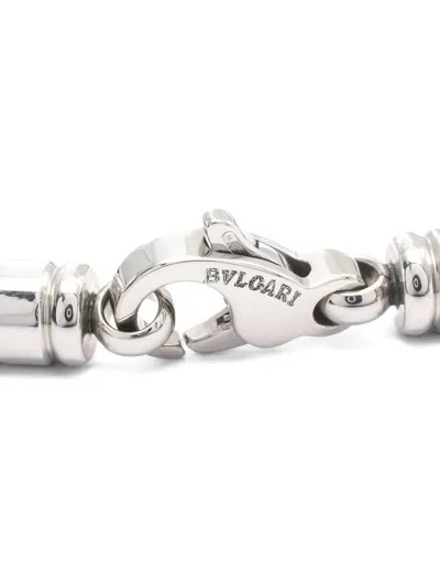 Pre-owned Bvlgari 2010s Leather Choker In Black