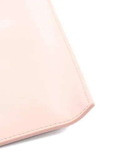 Pre-owned Versace 2010s Medusa Head Leather Clutch Bag In Pink