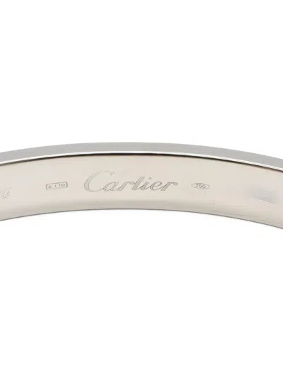 Pre-owned Cartier Love Motif Bracelet In Silver