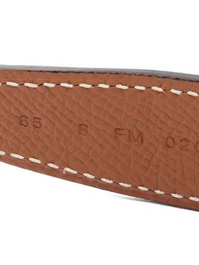 Pre-owned Hermes 2023 Mini Constance H-buckle Reversible Belt In Black