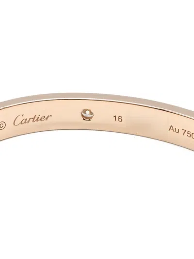Pre-owned Cartier 2010s Love Breath Diamond Bracelet In Pink