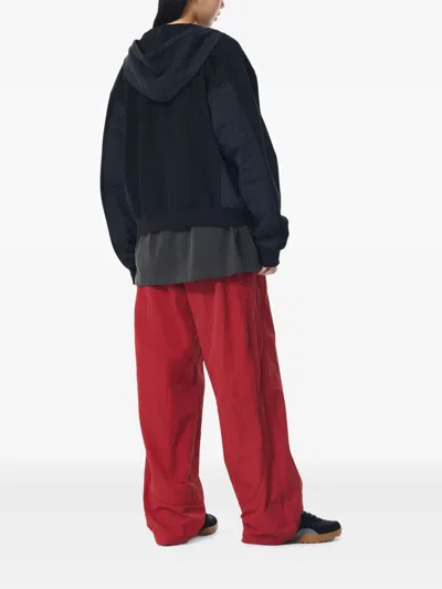 Tomboy Drawstring Wide-leg Trousers In Red