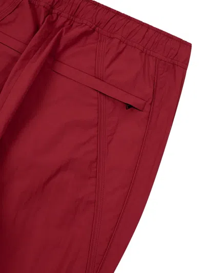 Tomboy Drawstring Wide-leg Trousers In Red