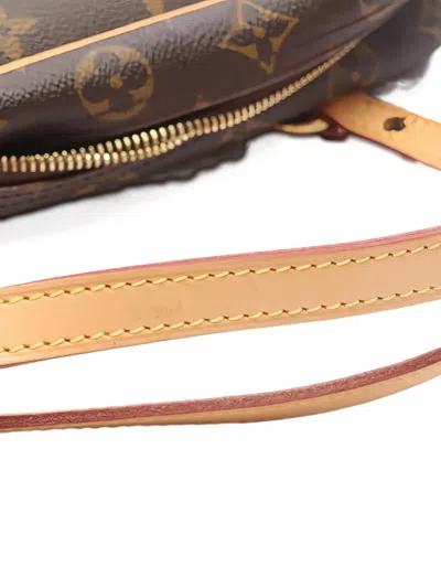 Pre-owned Louis Vuitton 2008 Pm Montorgueil Monogram Shoulder Bag In Brown