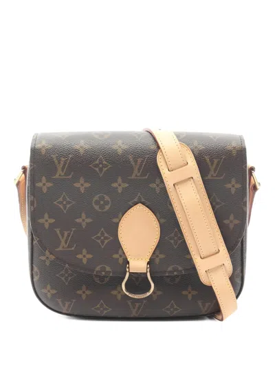 Pre-owned Louis Vuitton 2005 Gm Saint-cloud Monogram-pattern Cross Body Bag In Brown