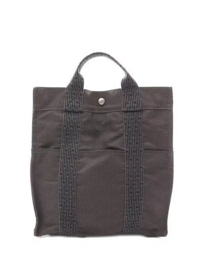 Pre-owned Hermes 2010s Mm Airline Ad Backpack In Brown