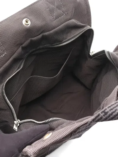 Pre-owned Hermes 2010s Mm Airline Ad Backpack In Brown