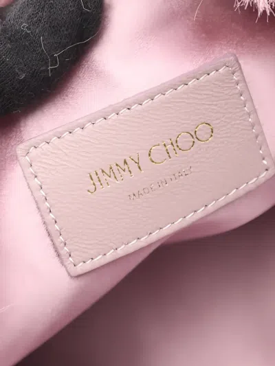 Pre-owned Jimmy Choo 2010s Callie Chain Faux-fur Handbag In Pink