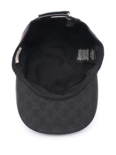 Pre-owned Gucci 2010s Gg Canvas Cap In Black