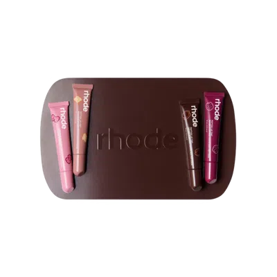 Rhode The Scented Peptide Lip Tint Set In Brown