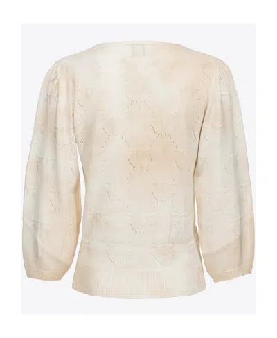 Pinko Tie-dye Knit Cardigan In Multi