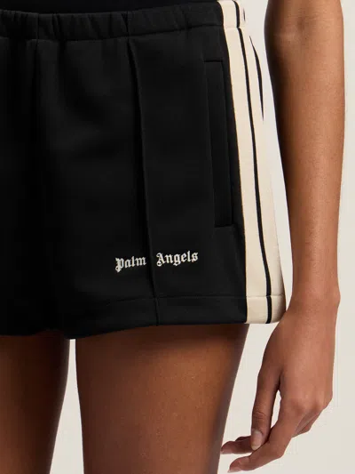 Palm Angels Classic Logo Track Shorts In Black