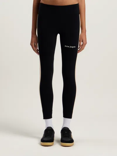 Palm Angels Training Track Leggins In Black