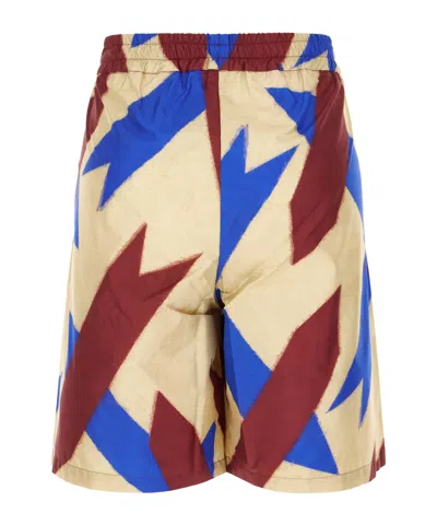Pierre-louis Mascia Elastic Waist Shorts In Multi