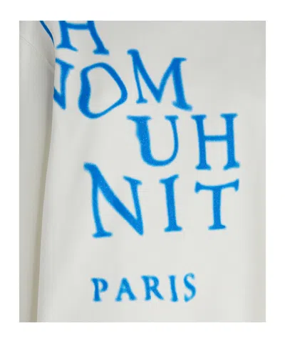 Ih Nom Uh Nit Logo Printed Crewneck Sweatshirt In White