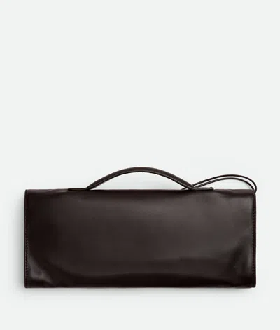 Bottega Veneta Andiamo Clutch In Brown