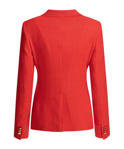 Tagliatore Double-breasted Blazer With Structured Shoulders In Multi