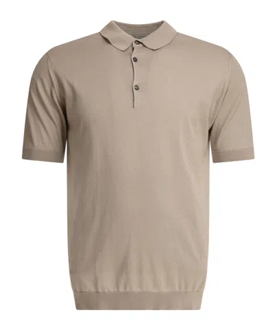 John Smedley Short-sleeved T-shirt In Brown