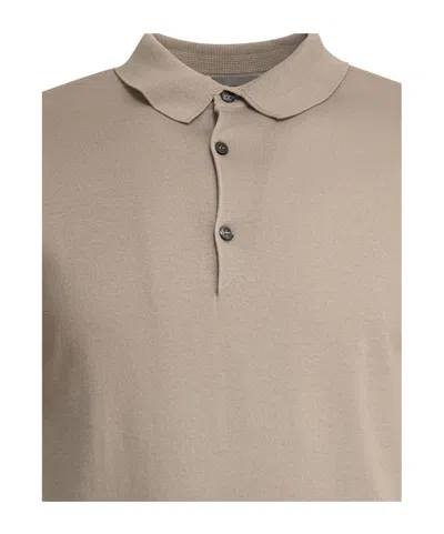 John Smedley Short-sleeved T-shirt In Brown