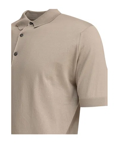 John Smedley Short-sleeved T-shirt In Brown