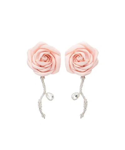 Magda Butrym Flower Earrings In Pink