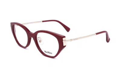 Max Mara Cat-eye Frame Glasses In Burgundy