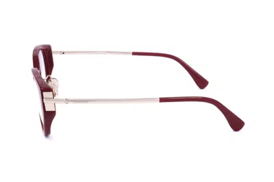 Max Mara Cat-eye Frame Glasses In Burgundy