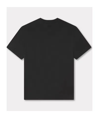 Kenzo Embroidered Crewneck T-shirt In Black