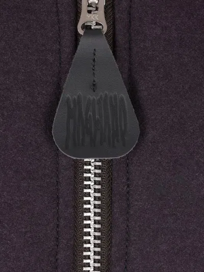 Magliano Padded Bomber Vest In Brown