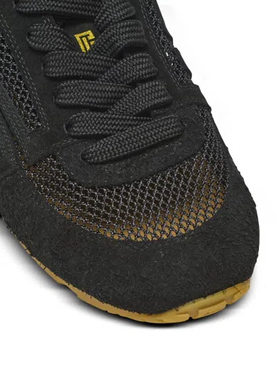 Balmain Suede Racer 45 Sneakers In Black