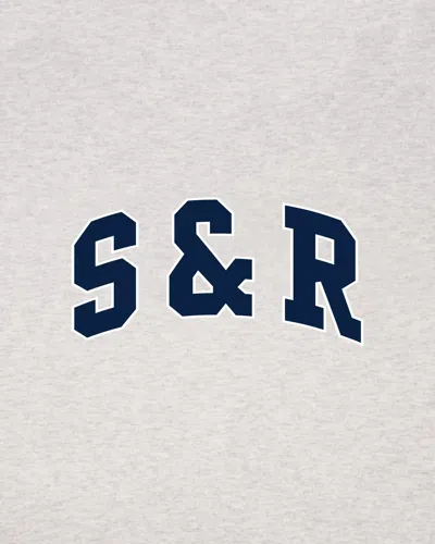 Sporty And Rich Elastic Waist Sports Pants In Gray