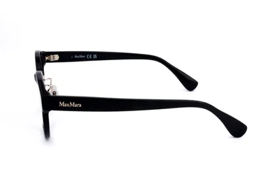 Max Mara Oval Frame Glasses In Black