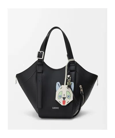 Loewe X Louis Wain Futuristic Cat Keychain In Metallic